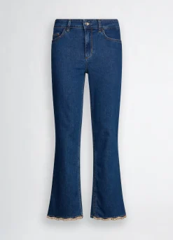Liu Jo Vaqueros bootcut con strass-Mujer Bootcut