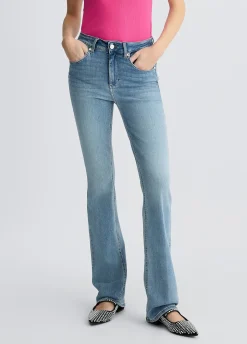Liu Jo Vaqueros bootcut de talle alto-Mujer Vaqueros Slim
