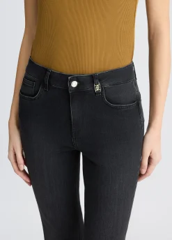 Liu Jo Vaqueros bootcut de tiro alto-Mujer Vaqueros Pitillo