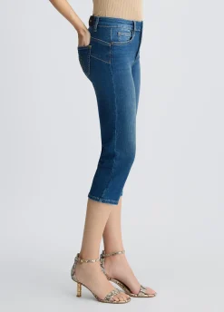 Liu Jo Vaqueros Capri bottom up-Mujer Vaqueros Slim