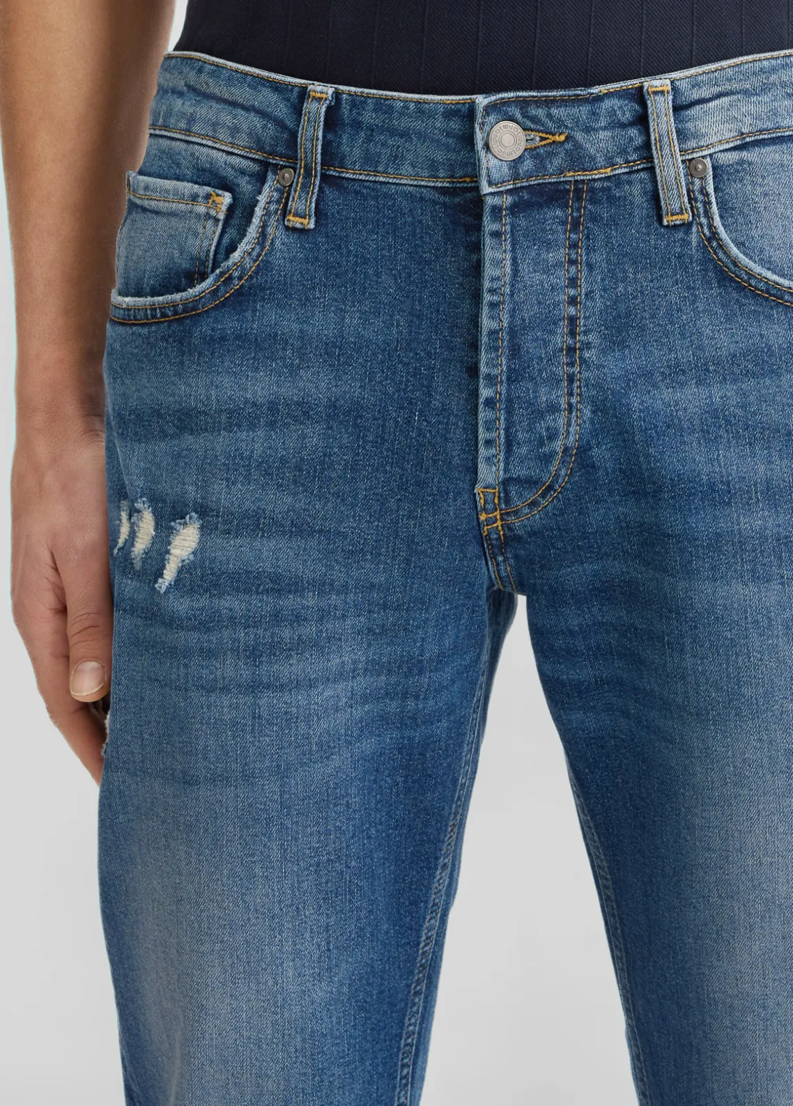 Liu Jo Vaqueros de corte tapered-Hombre Jeans