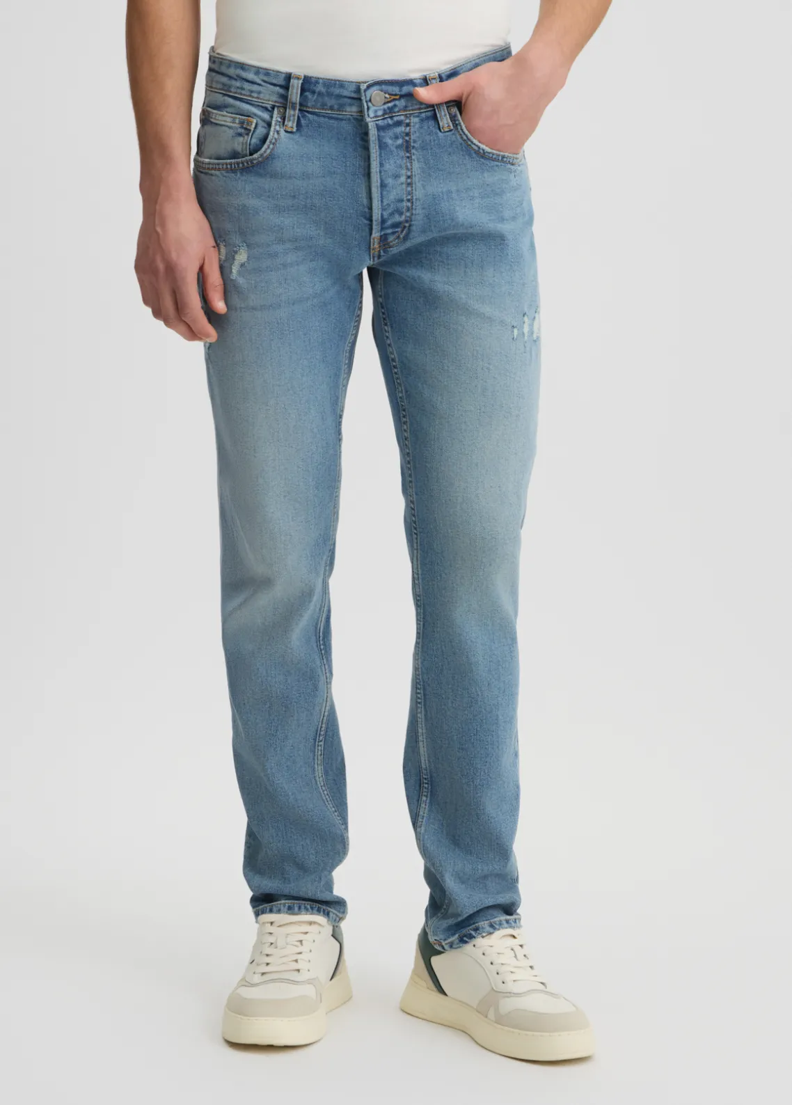 Liu Jo Vaqueros entallados con rasgones-Hombre Jeans