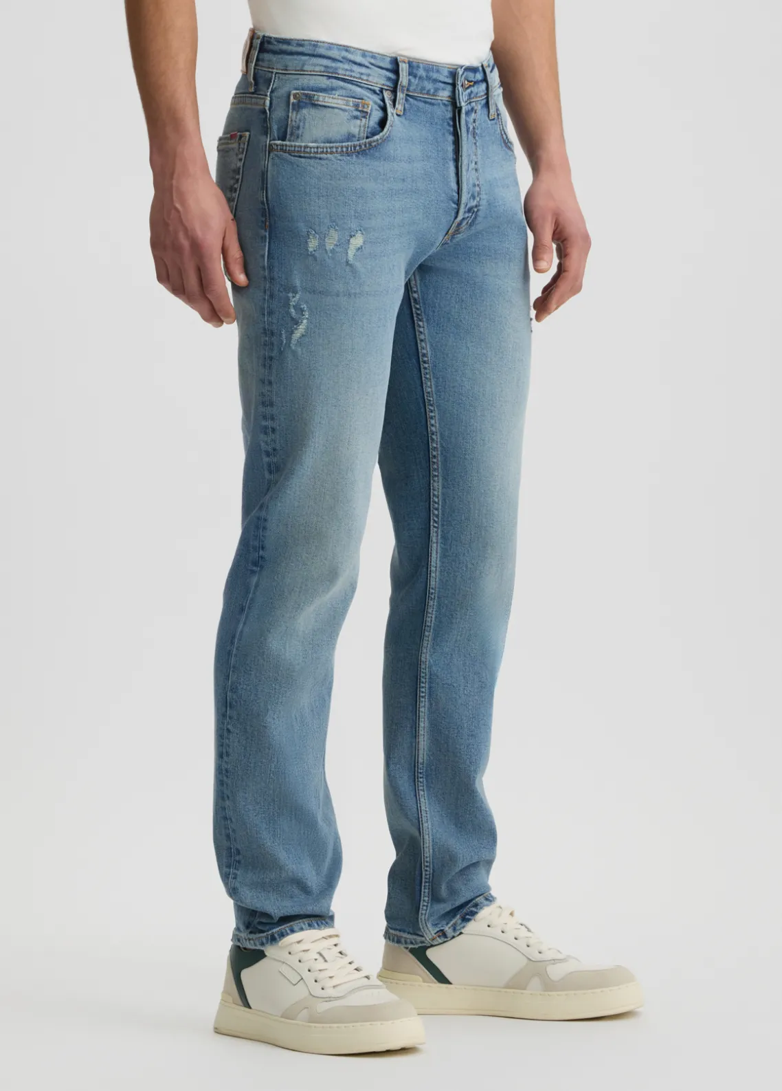 Liu Jo Vaqueros entallados con rasgones-Hombre Jeans
