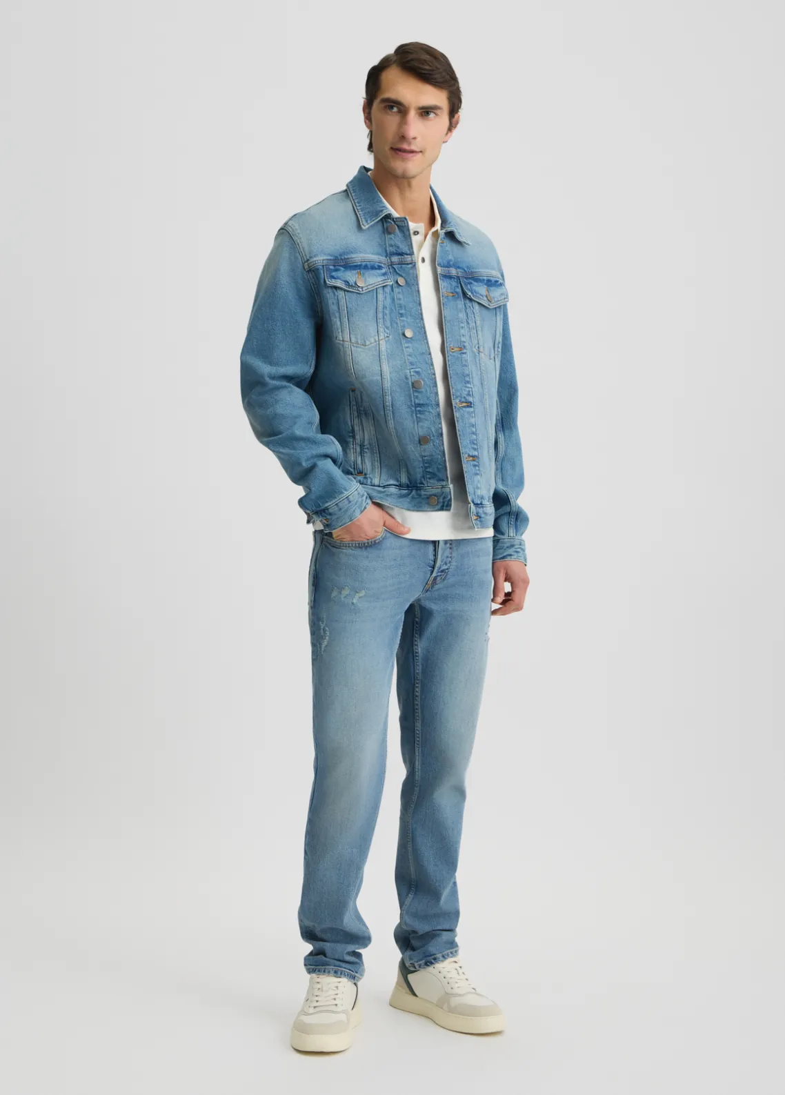 Liu Jo Vaqueros entallados con rasgones-Hombre Jeans