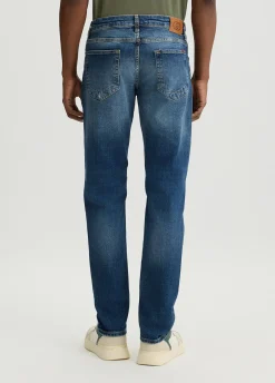 Liu Jo Vaqueros entallados de algodón efecto desgastado-Hombre Jeans
