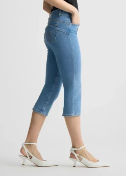 Liu Jo Vaqueros hasta la pantorrilla-Mujer Vaqueros Slim