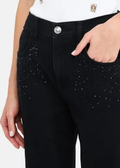 Liu Jo Vaqueros Better con strass-Mujer Vaqueros Rectos