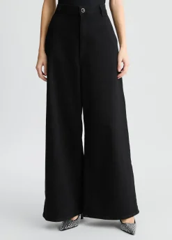 Liu Jo Vaqueros palazzo-Mujer Vaqueros Campana