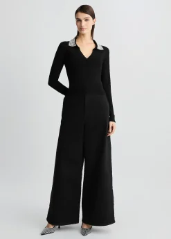 Liu Jo Vaqueros palazzo-Mujer Vaqueros Campana