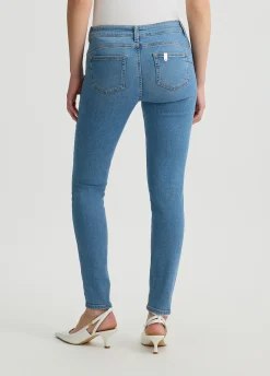 Liu Jo Vaqueros pitillo Bottom Up con strass-Mujer Vaqueros Pitillo
