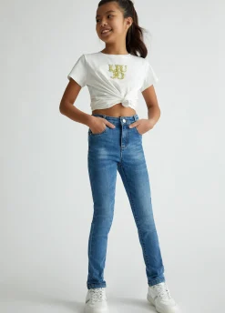 Liu Jo Vaqueros pitillo de talle alto- Pantalones Y Faldas