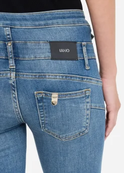 Liu Jo Vaqueros pitillo de talle alto-Mujer Vaqueros Pitillo