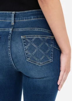Liu Jo Vaqueros pitillo de talle alto-Mujer Vaqueros Pitillo