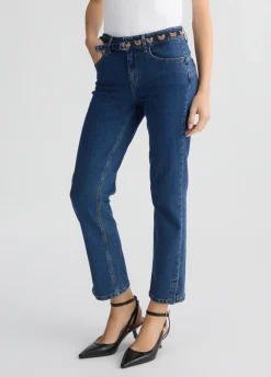 Liu Jo Vaqueros pitillo de talle alto-Mujer Vaqueros Slim