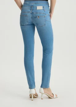 Liu Jo Vaqueros pitillo de talle alto-Mujer Vaqueros Slim