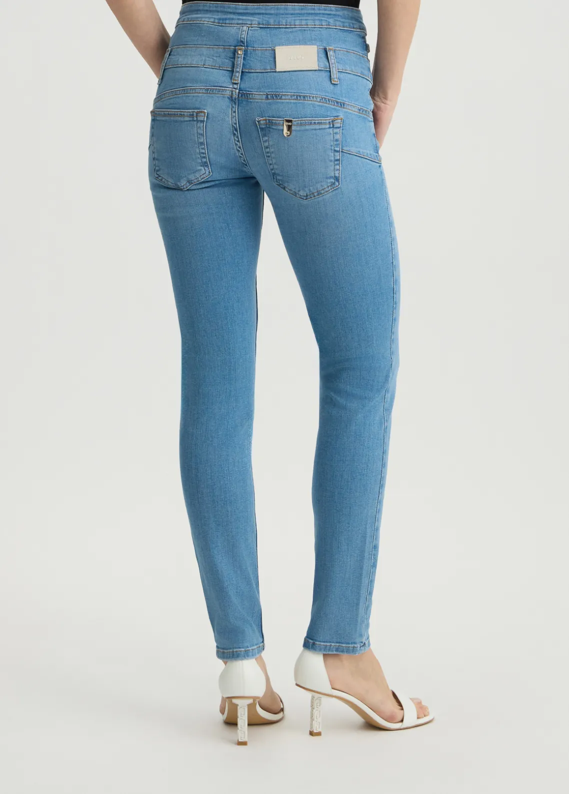 Liu Jo Vaqueros pitillo de talle alto-Mujer Vaqueros Slim