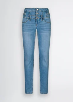 Liu Jo Vaqueros pitillo de talle alto-Mujer Vaqueros Slim