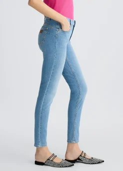 Liu Jo Vaqueros pitillo de talle alto-Mujer Vaqueros Pitillo