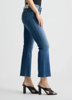 Liu Jo Vaqueros tobilleros acampanados-Mujer Vaqueros Slim