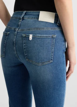 Liu Jo Vaqueros tobilleros acampanados-Mujer Vaqueros Slim