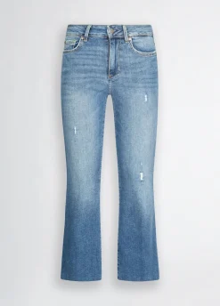 Liu Jo Vaqueros tobilleros acampanados-Mujer Vaqueros Slim