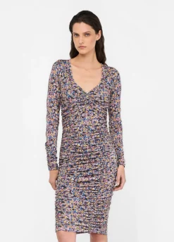 Liu Jo Vestido a media pierna con estampado-Mujer Vestidos