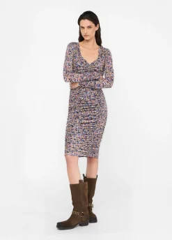 Liu Jo Vestido a media pierna con estampado-Mujer Vestidos
