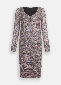 Liu Jo Vestido a media pierna con estampado-Mujer Vestidos