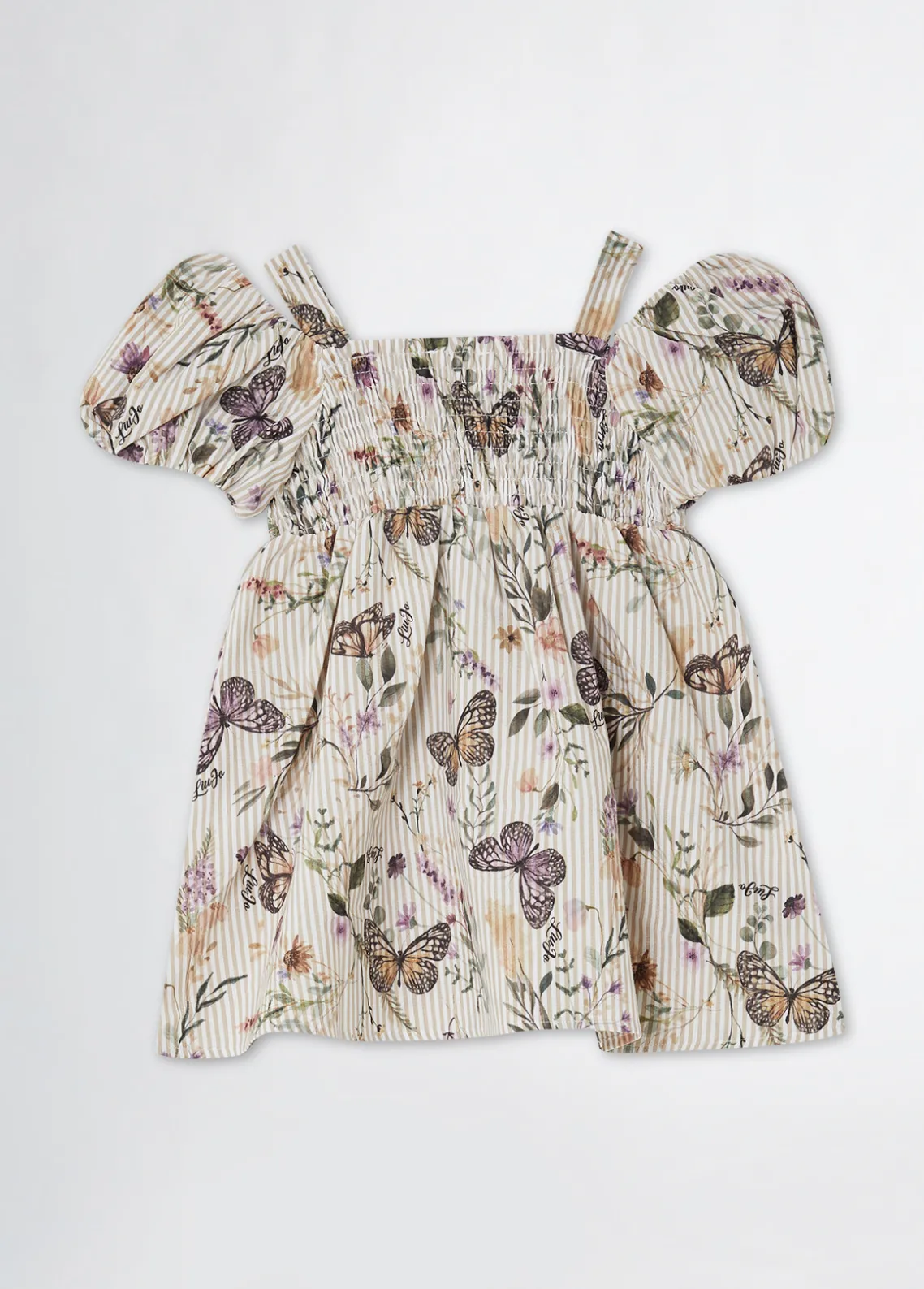 Liu Jo Vestido a rayas con estampado- Vestidos Y Enterizos
