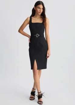 Liu Jo Vestido ajustado con cinturón-Mujer Vestidos
