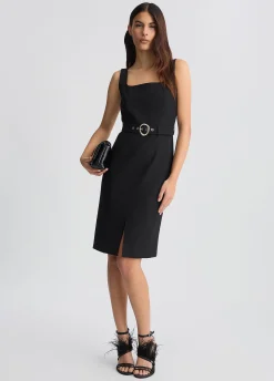 Liu Jo Vestido ajustado con cinturón-Mujer Vestidos