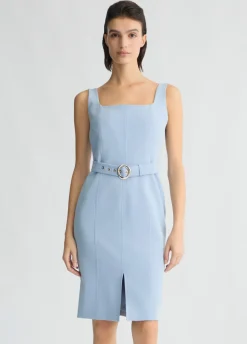Liu Jo Vestido ajustado con cinturón-Mujer Vestidos