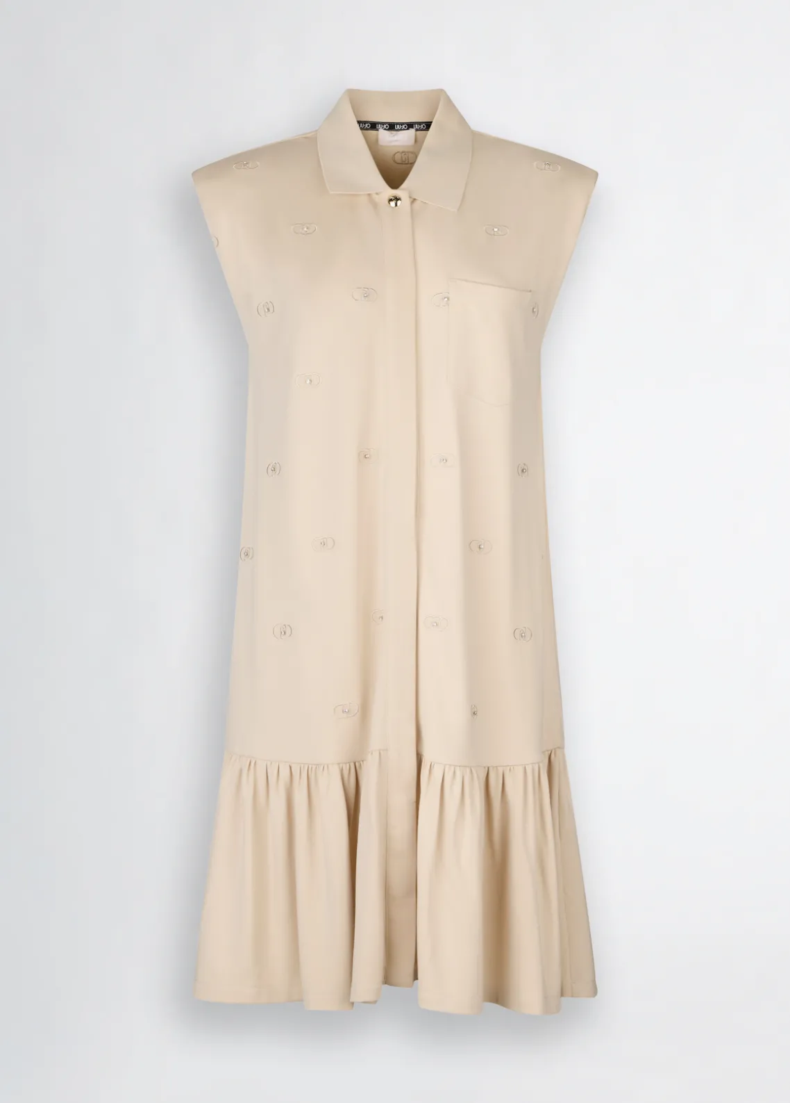 Liu Jo Vestido camisero con logotipo-Mujer Ropa Deportiva|Vestidos