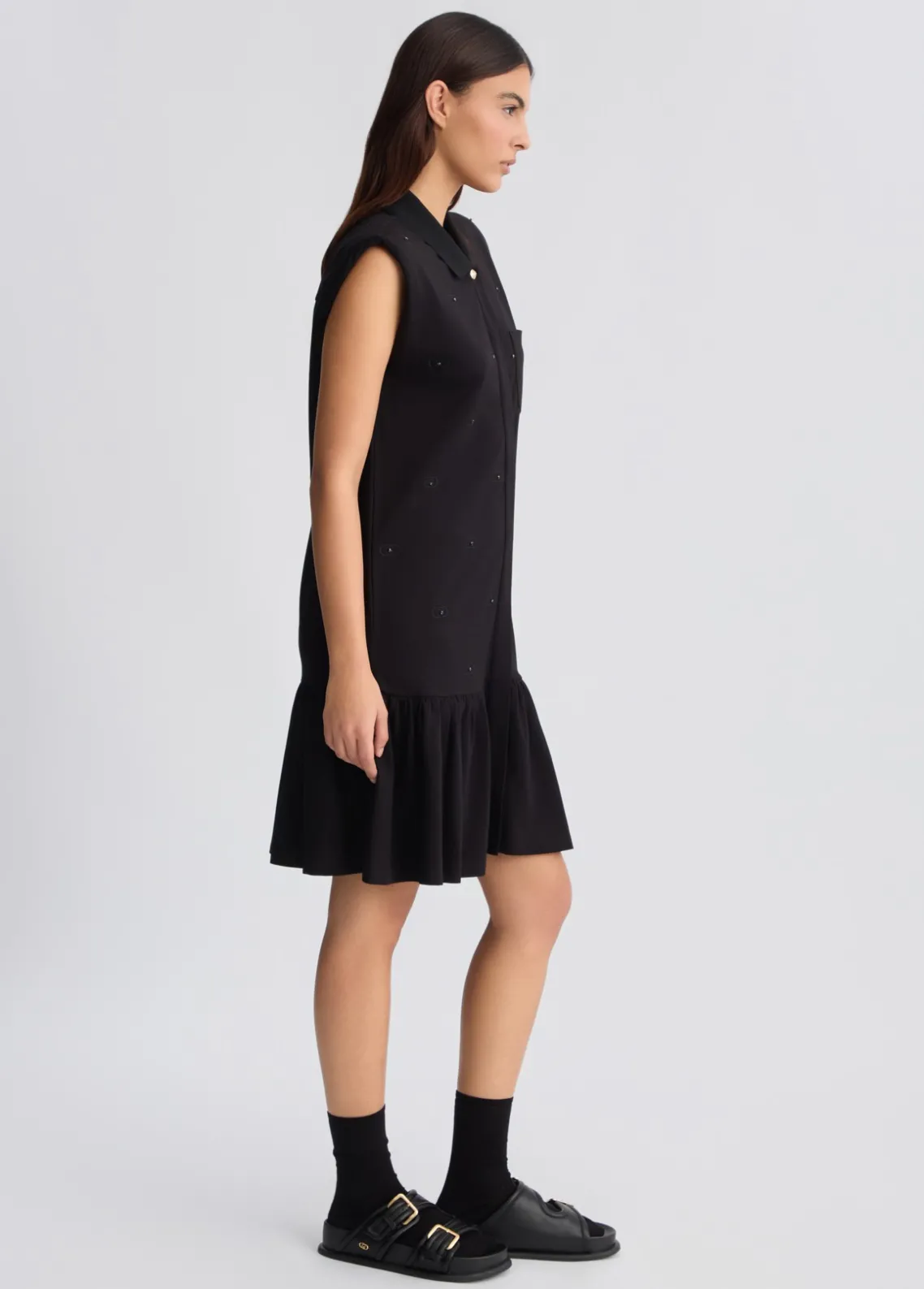 Liu Jo Vestido camisero con logotipo-Mujer Ropa Deportiva|Vestidos