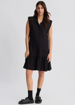 Liu Jo Vestido camisero con logotipo-Mujer Ropa Deportiva|Vestidos