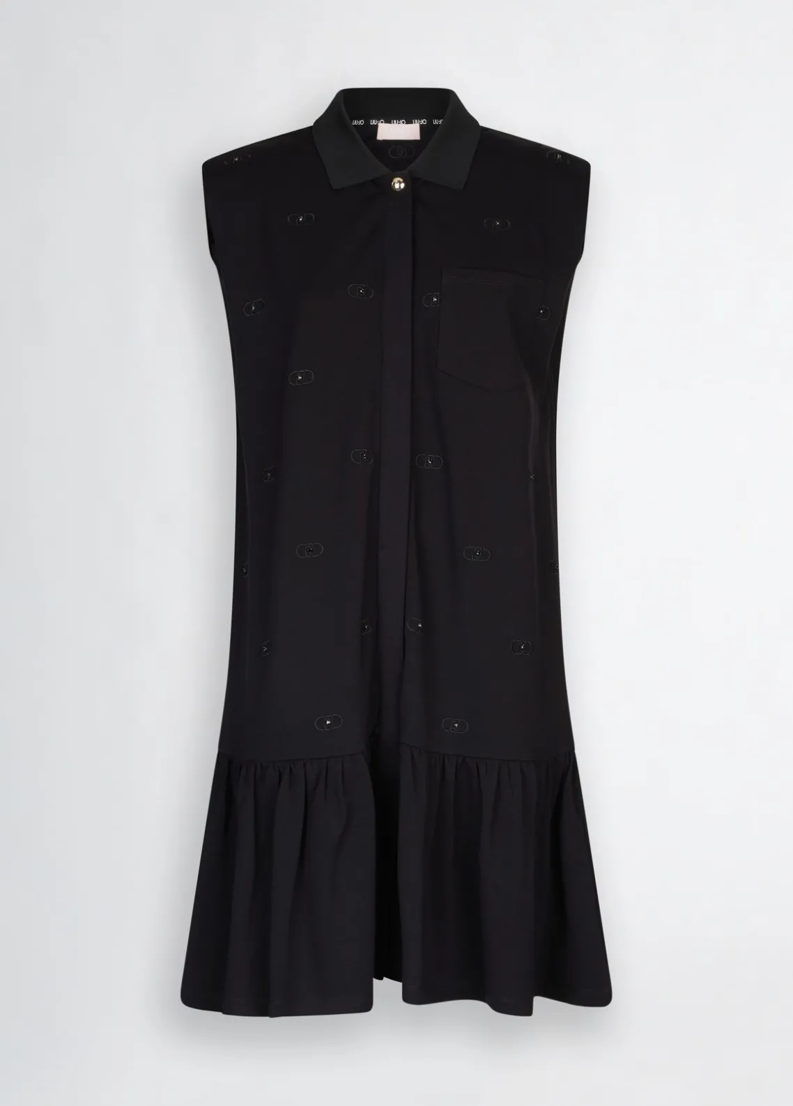 Liu Jo Vestido camisero con logotipo-Mujer Ropa Deportiva|Vestidos