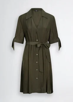 Liu Jo Vestido camisero corto-Mujer Moda Baño|Vestidos