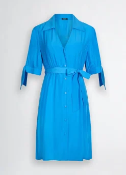 Liu Jo Vestido camisero corto-Mujer Moda Baño|Vestidos