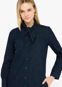 Liu Jo Vestido camisero de denim-Mujer Vestidos