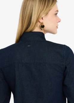 Liu Jo Vestido camisero de denim-Mujer Vestidos