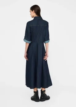 Liu Jo Vestido camisero de denim-Mujer Vestidos