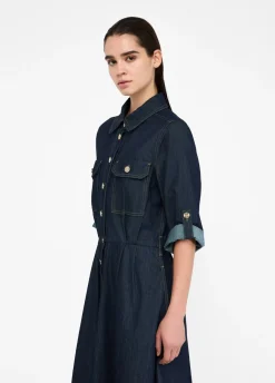 Liu Jo Vestido camisero de denim-Mujer Vestidos