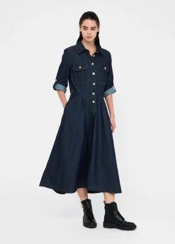 Liu Jo Vestido camisero de denim-Mujer Vestidos