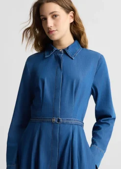 Liu Jo Vestido camisero de denim-Mujer Vestidos