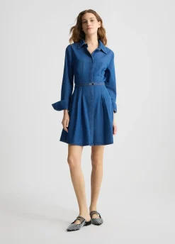 Liu Jo Vestido camisero de denim-Mujer Vestidos