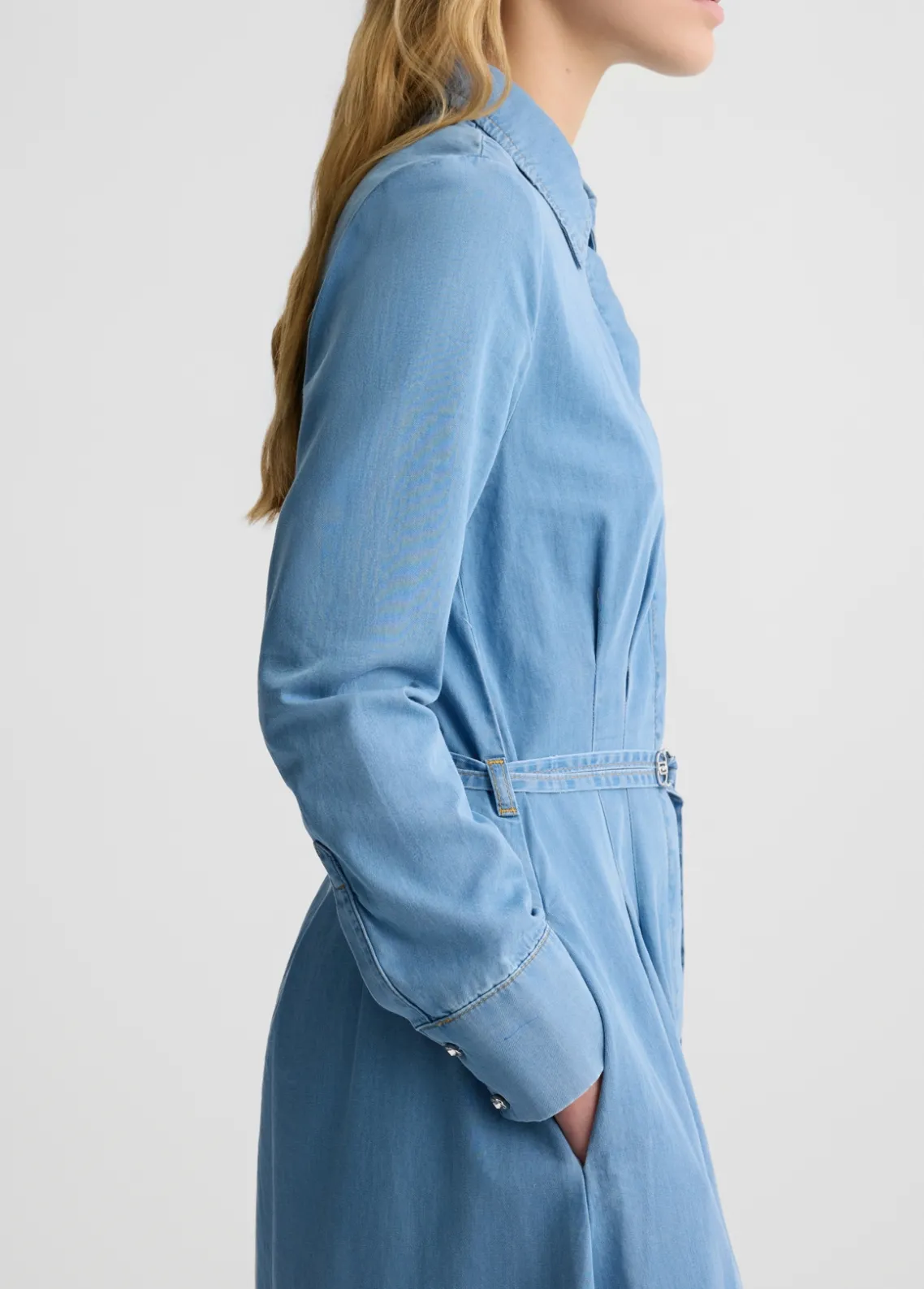 Liu Jo Vestido camisero de denim-Mujer Vestidos