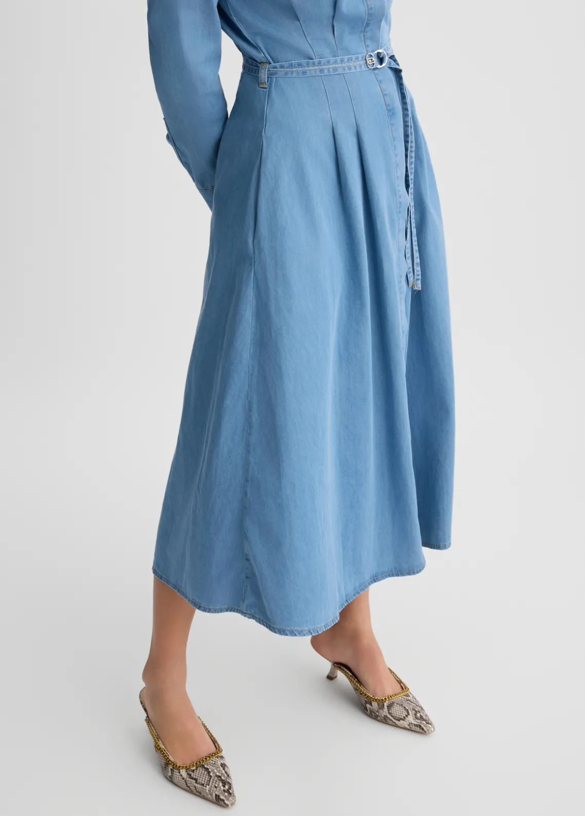 Liu Jo Vestido camisero de denim-Mujer Vestidos