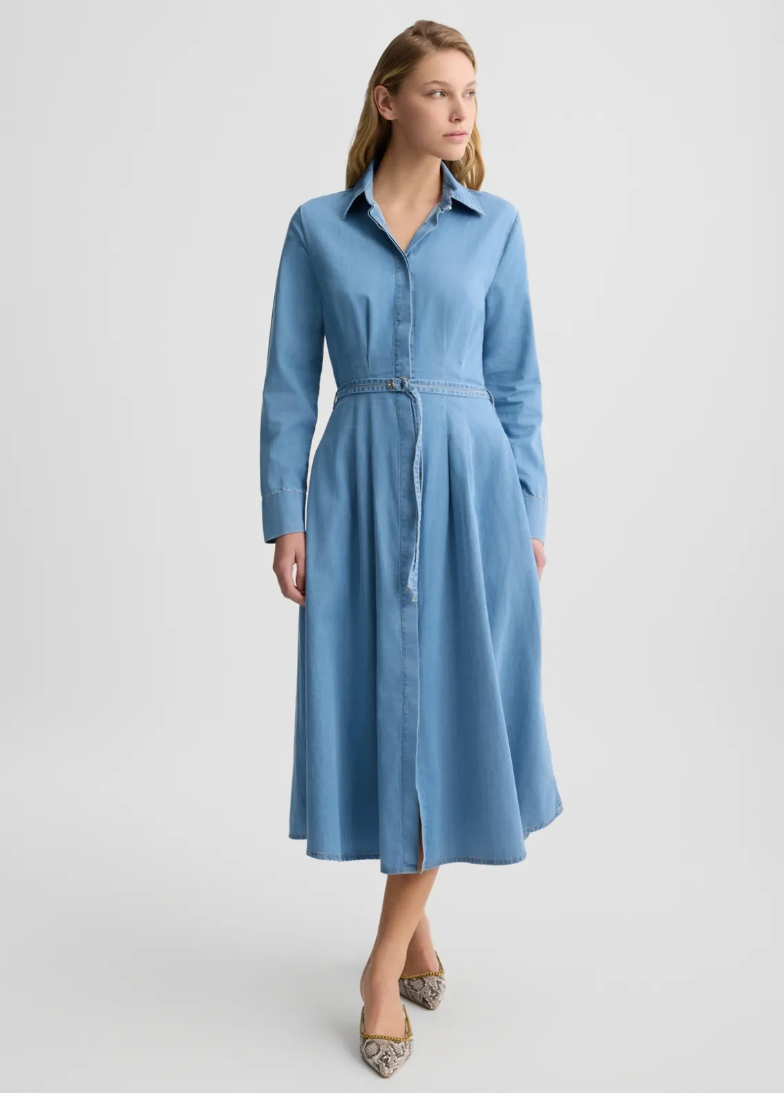 Liu Jo Vestido camisero de denim-Mujer Vestidos