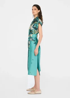 Liu Jo Vestido camisero de sarga estampado-Mujer Vestidos