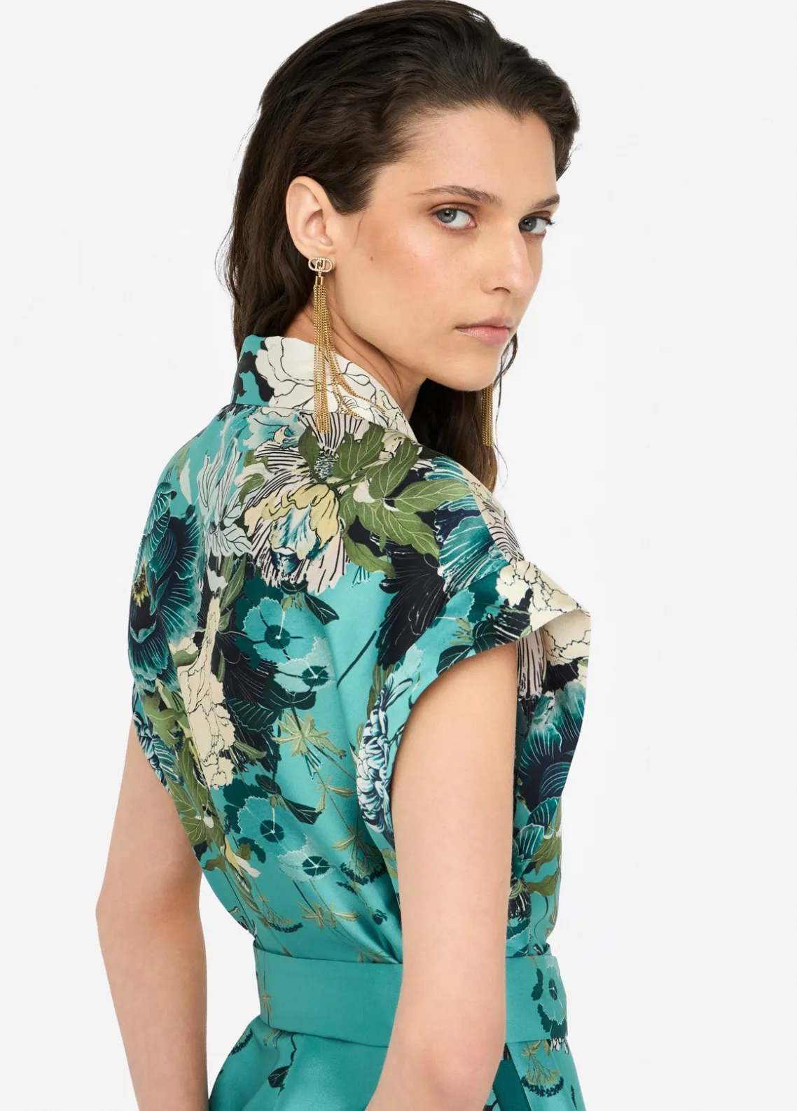 Liu Jo Vestido camisero de sarga estampado-Mujer Vestidos